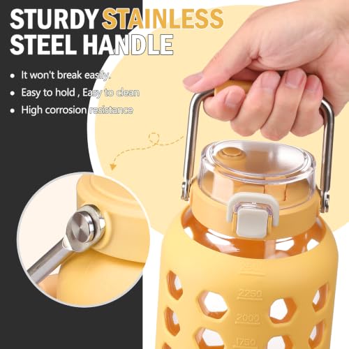 84 oz Glass Water Bottle