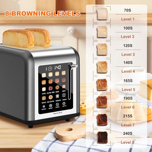 2 Slice Toaster Touch Screen