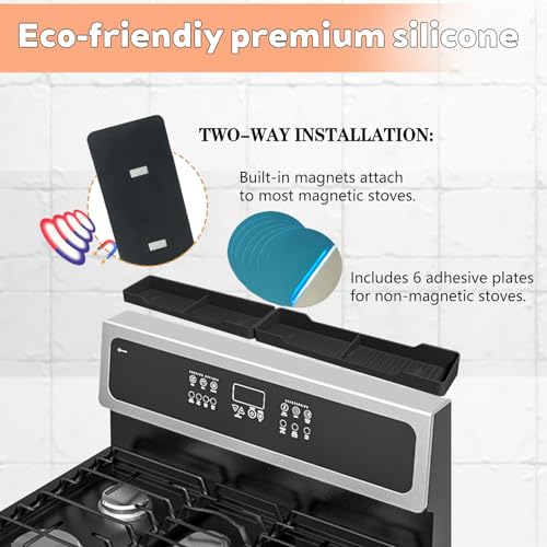30" Magnetic Silicone Stove Top Shelf