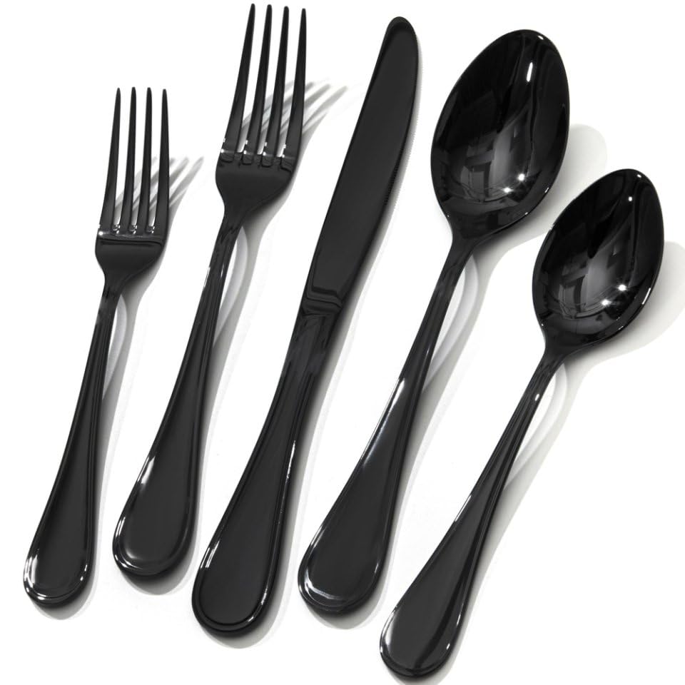 18 10 Stainless Steel Silverware Set for 12 (60 Count)