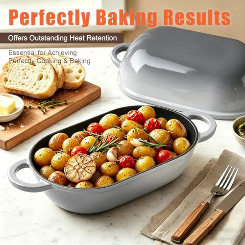 2.5 QT Enameled Cast Iron Sourdough Bread Oven