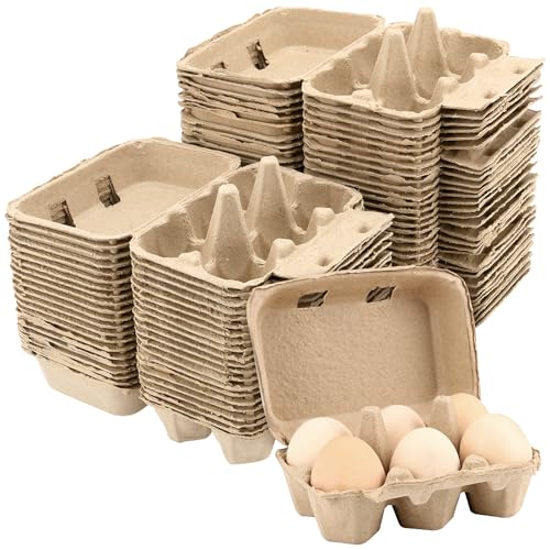 50 Pack Empty Egg Cartons Bulk (50 Count)
