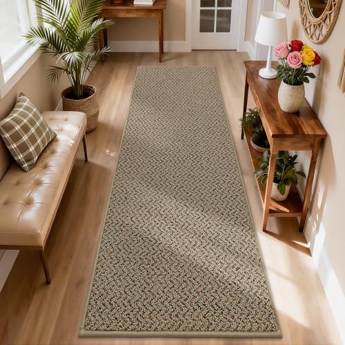Dirt Trapper Door Mat 17"x71" Non Slip Washable Taupe