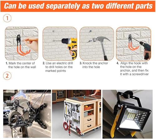 Large Heavy Duty Magnetic Hooks