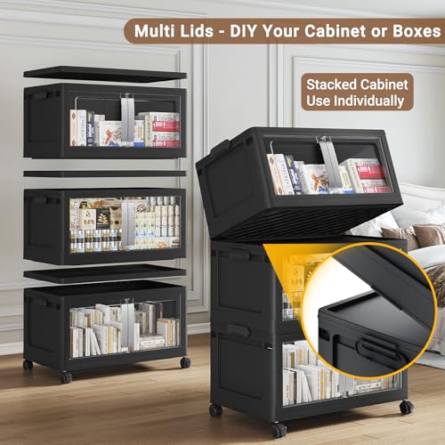 160QT Stackable Storage Bins with Lids