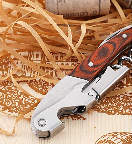Professional Waiter Corkscrew Wine Key for Bartenders Set of 3 (3 Count)