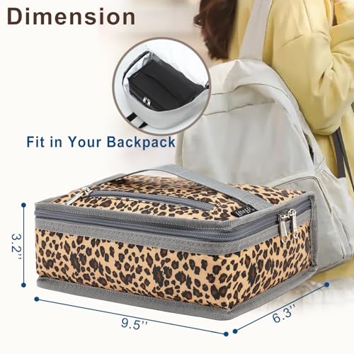 Small Insulated Lunch box Portable Soft Bag Mini Cooler Thermal Meal Tote Kit with Handle for Work & School