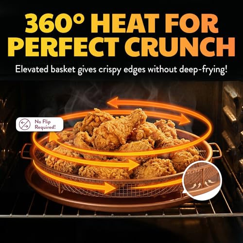 Crisper Tray Air Fryer Basket for Oven (2 Count)