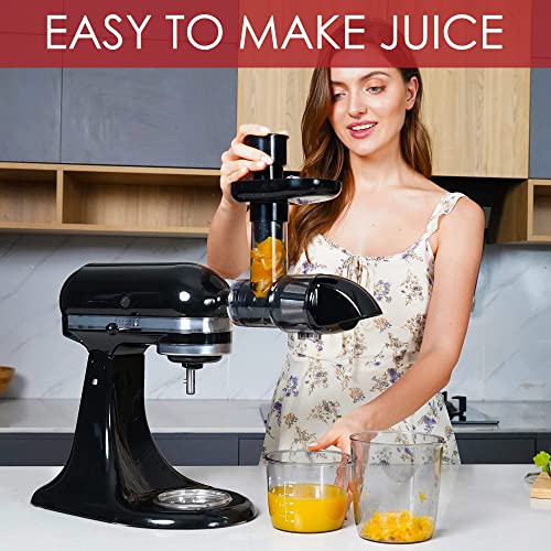 Masticating Juicer Attachment for Kitchenaid Stand Mixers