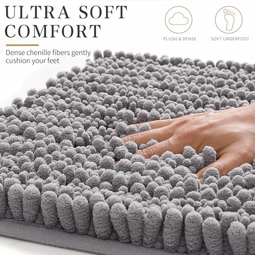 Bathroom Rugs Non Slip Washable 32x20 Inch