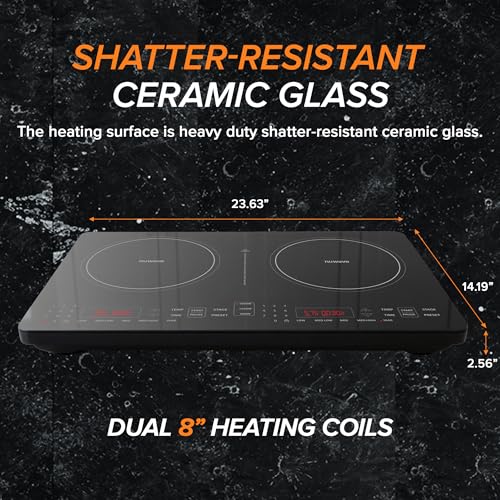 Double Pro Cooktop Induction Countertop Burner