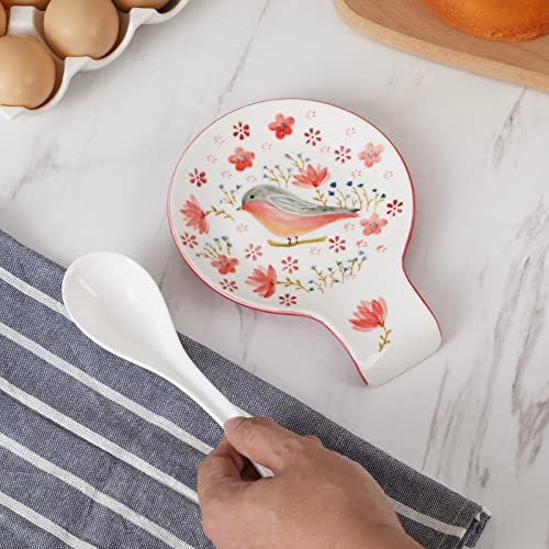 Hand Painted Spoon Rest