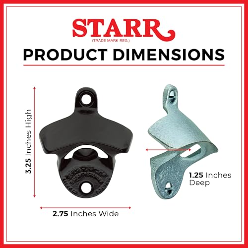 Original Red Firefighter Wall Mounted Bottle Opener