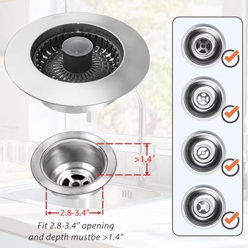 Kitchen Sink Drain Strainer