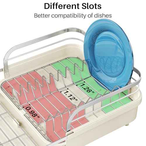 Expandable Dish Drying Rack for Kitchen Counter
