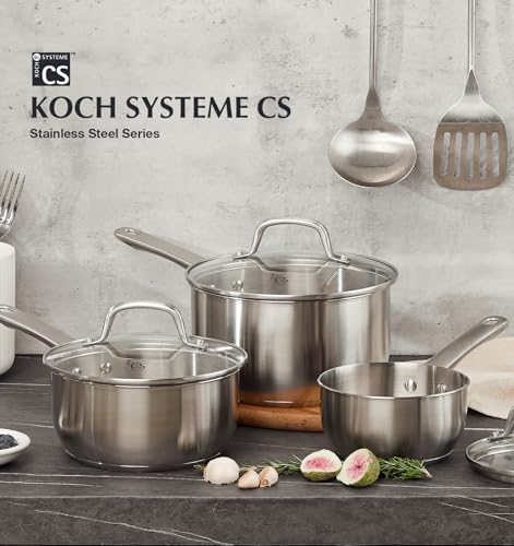 Stainless Steel Saucepan Set (3 Count)