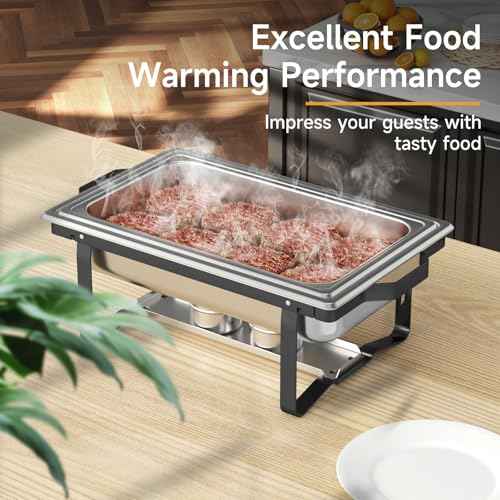 Chafing Dishes for Buffet 4 Pack (4 Count)