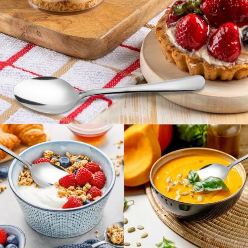Windsor 96 Pcs Stainless Steel Dinner Spoons (96 Count)