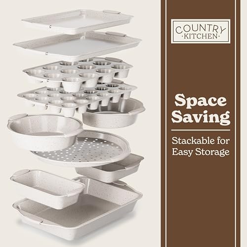 Nonstick Stackable Bakeware Set