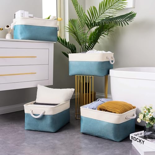 Fabric Storage Bin with Handles