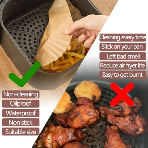 9 Inch Air Fryer Paper Liners