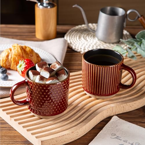 6 OZ Stackable Coffee Mugs (4 Count)