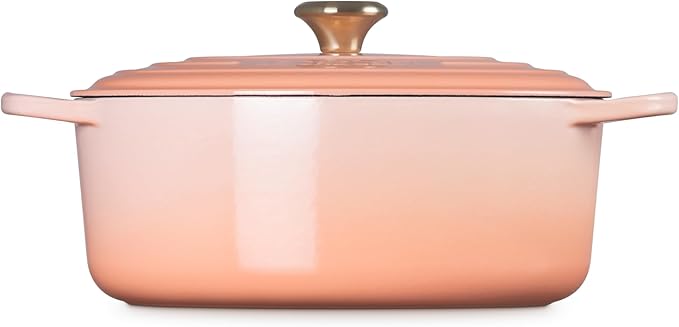 Le Creuset Enameled Cast Iron Signature Oval Dutch Oven, 6.75qt., Peche