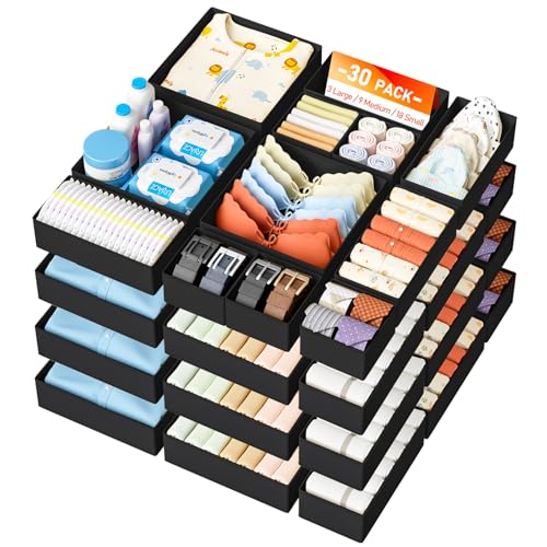 Drawer Organizer Clothes (30 Count)