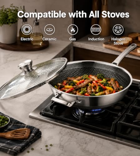 Wok 13 Inch Hybrid Woks & Stir