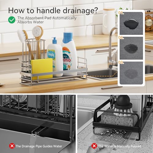Sink Caddy with Stone Drying Tray