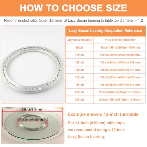 Lazy Susan Bearing 18 Inch