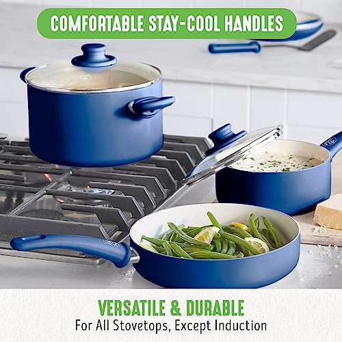 Soft Grip 23 Piece Kitchen Cookware Pots and Frying Saucepans Set