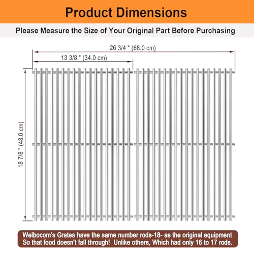Stainless Steel Grill Grates