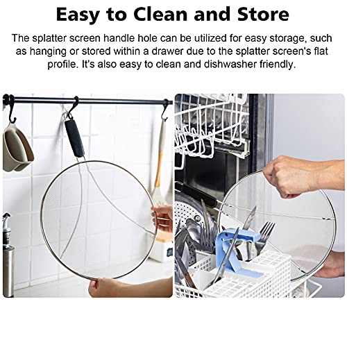 Splatter Screen for Frying Pan