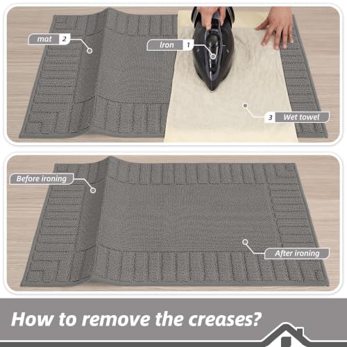 Kitchen Rugs Non Slip Washable 2PCS