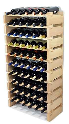 Modular Wine Rack Beechwood 24