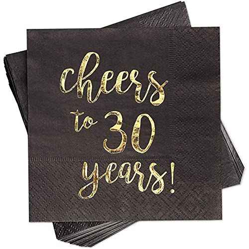 30th Birthday Napkins (50 Count)