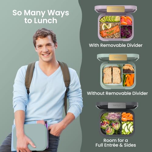 Modern Adult Bento Lunch Box with 3
