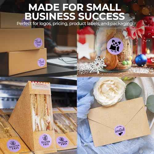 Purple Thermal Labels (735 Count)