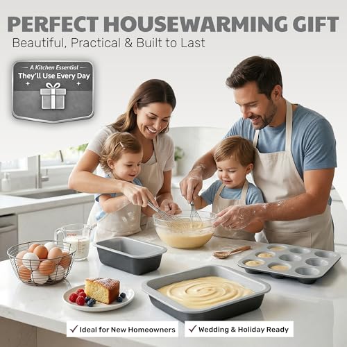 6 Pc Stackable Baking Pans Set (6 Count)