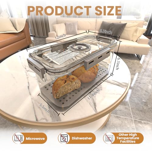 Bread Box with Slicer