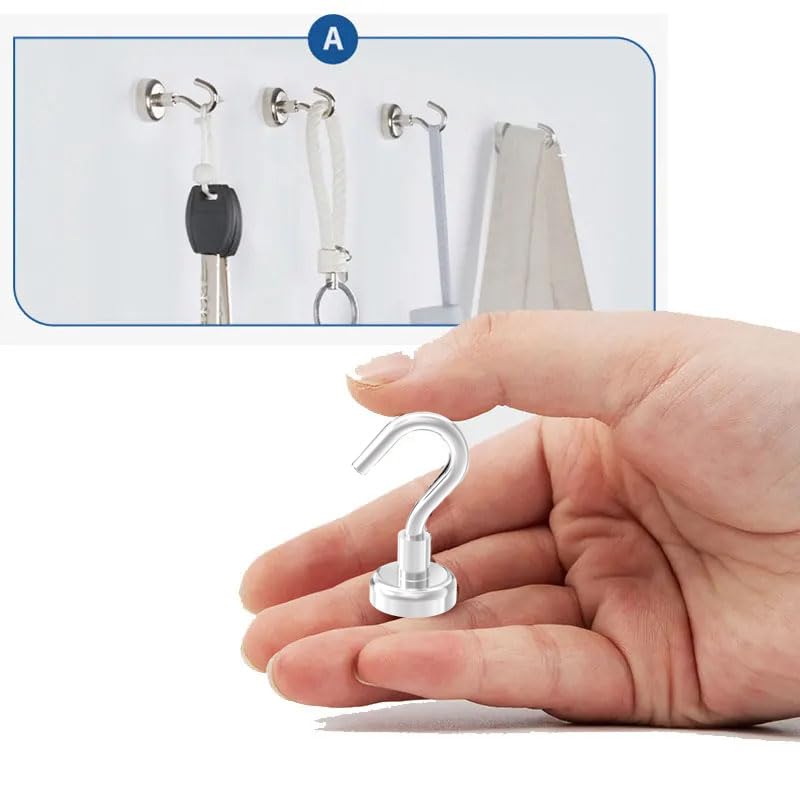 Heavy Duty Magnetic Hooks 5 (10 Count)