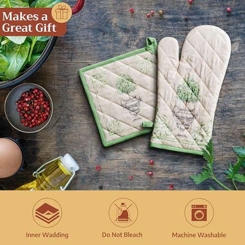 Maison d'Hermine Oven Gloves 100% Cotton Oven Mitt