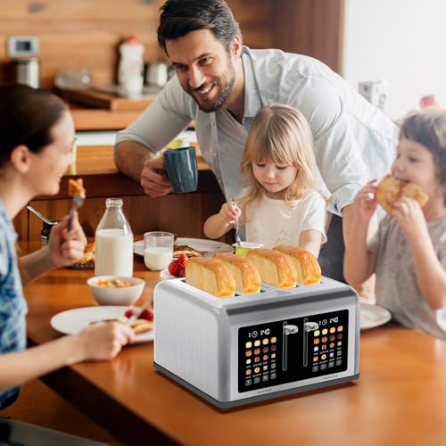 4 Slice Toaster Touch Screen
