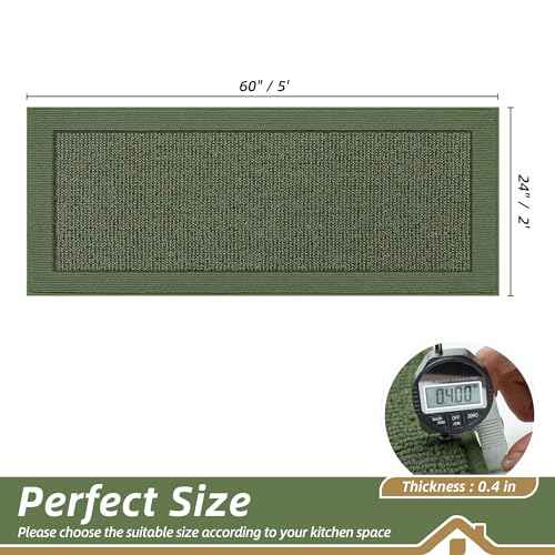 Kitchen Runner Rug 24"x60"
