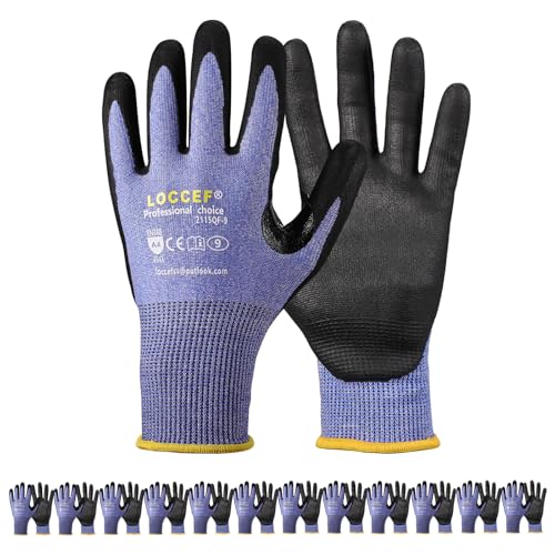 Level 5 A4 Cut Resistant Work Gloves (12 Count)