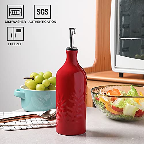 Sweejar Ceramic Olive Oil Dispenser Bottle