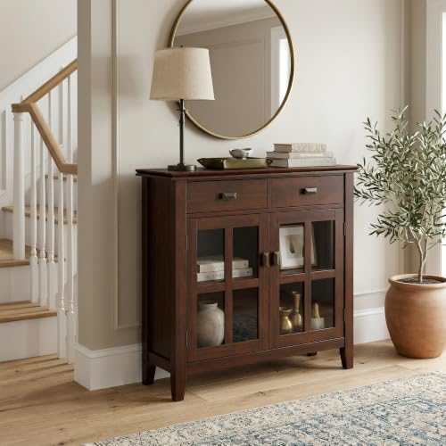 Artisan 36" Wide Solid Wood Cabinet in Russet Brown