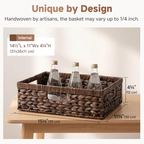 Large Wicker Storage Baskets for Shelves