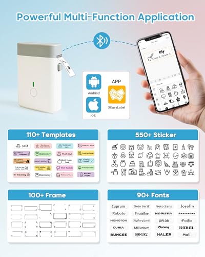 Label Maker Bluetooth Label Maker Machine with Tape